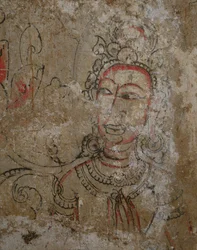 Head of Chinese Influence, Wat Ratchaburana, Ayutthaya, Thailand